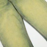 Men Jeans Retro Distressed Loose Casual
