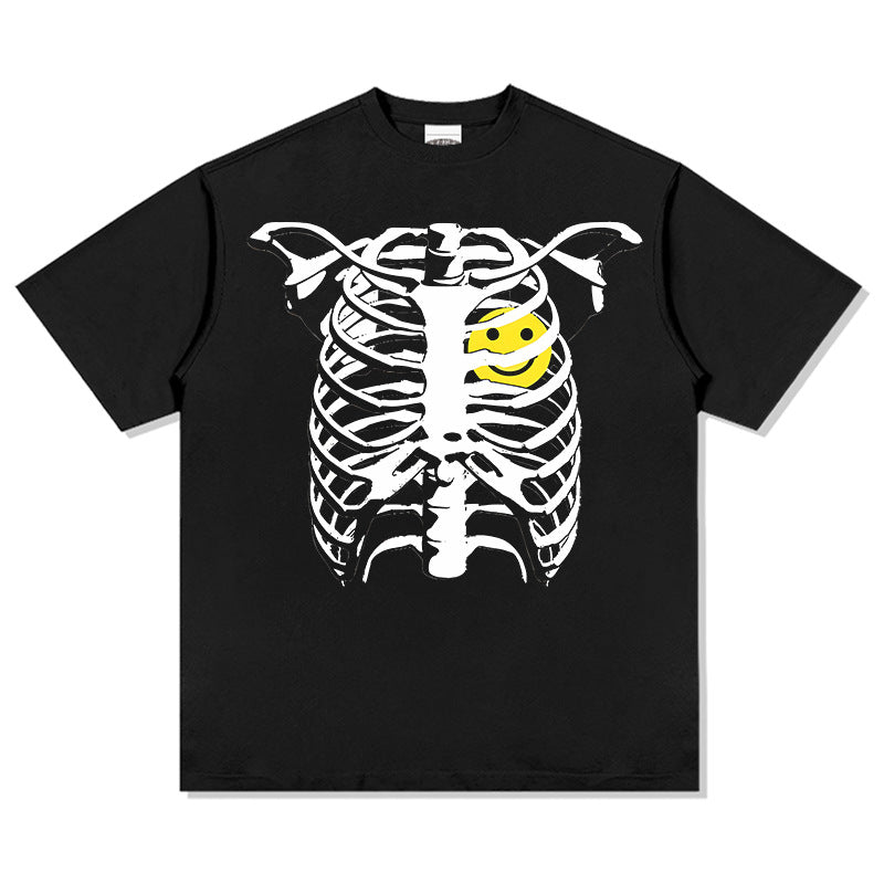 Unisex T-Shirt Cotton T-Shirt Top Loose