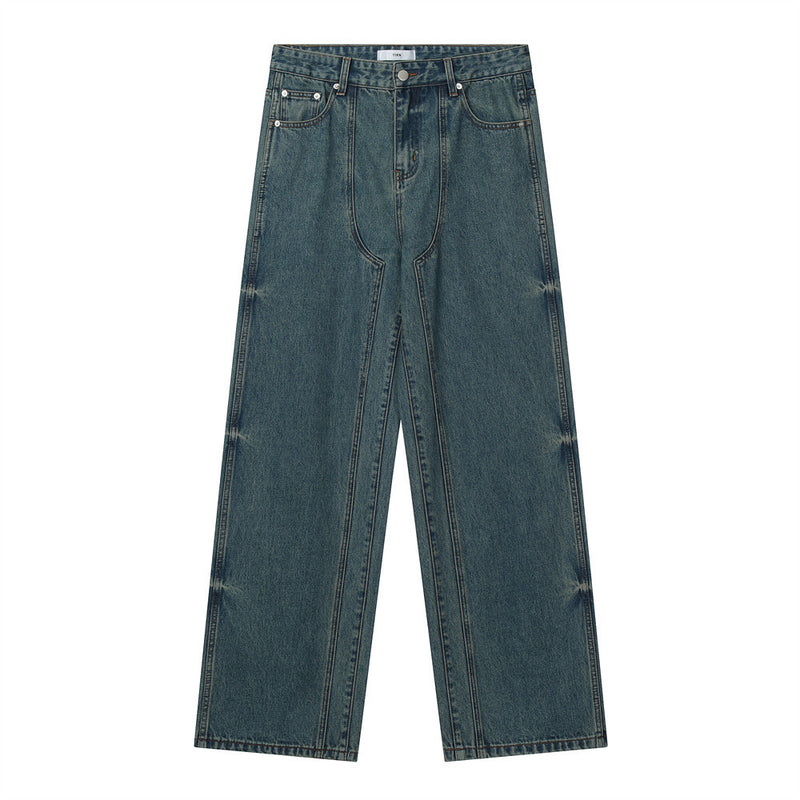 Men Jeans Loose Casual Trousers