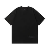 Fog Essentials T Shirts Spring/Summer FOG Reflective Perm Letters Crew Neck Short Sleeves