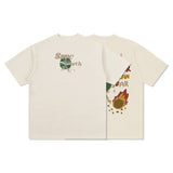 Unisex T-Shirt Autumn/Winter Print Long Sleeve T-Shirt Loose