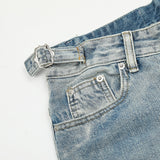 Men Shorts Ripped Denim Summer Loose Casual