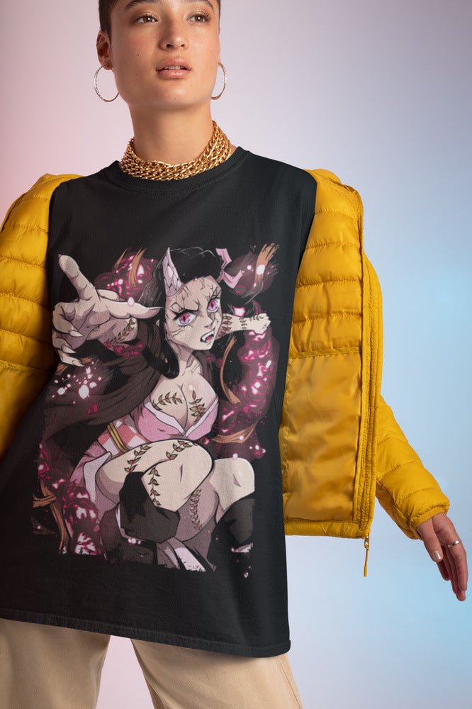 Nezuko Shirt Demon Slayer Tshirt Tanjiro Zenitsu T-Shirt
