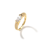 Rings s925 Silver ins Zircon Ring Spectrum St. Valentine's