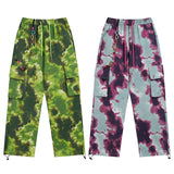 Cargo Pants Tie-Dye Gradient Casual Pants
