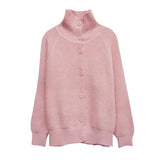 Women Knitted Cardigan Loose Casual Cute Style