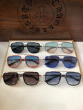 Chrome Hearts Sunglasses Fashion Titanium Large Frame Square Pull Wind Sunglasses