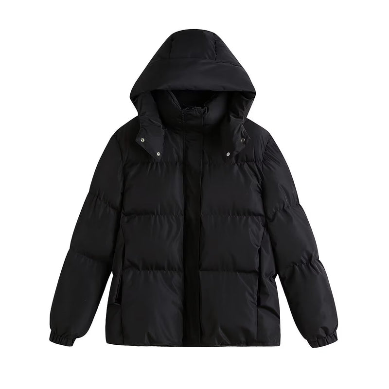 Women Cotton Coat Casual Removable Padded Jacket