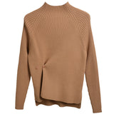 Women Pullover Sweater Button Knit Warm Shirt