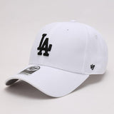 Dodgers and Yankees Baseball Cap 47brand Baseball Hat Men's Hard Top Big Logo NY Embroidered Wine Red