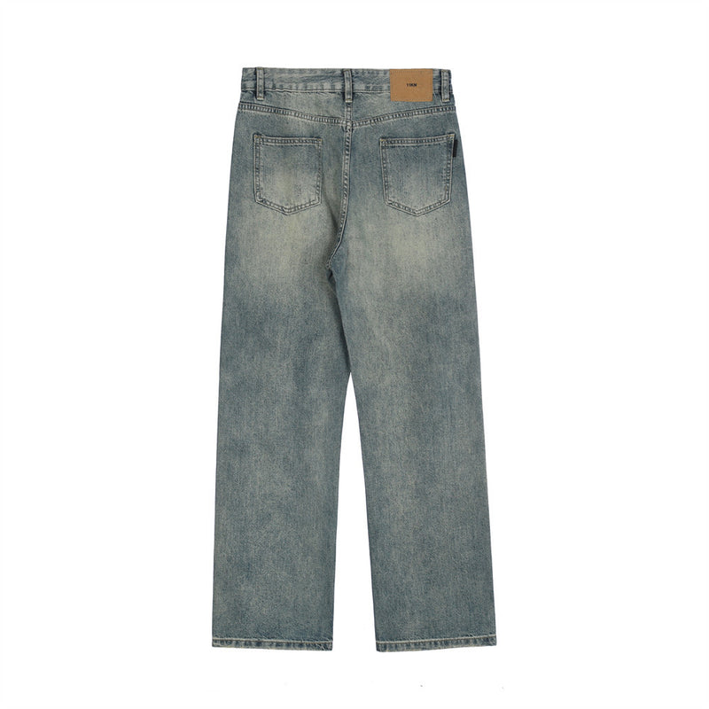 Men Jeans Ripped Jeans Distressed Loose