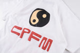 Cpfm T Shirt Hip Hop Letter Smiley Face Printed Men's Short Sleeve T-shirt