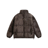 Unisex Coat Winter Coat Warm and Loose Stand Collar