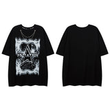 Men T-Shirt Butterfly Graffiti Printing