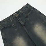 Men Jeans Loose Hole Leisure