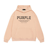 Purple Brand Hoodie Fashion Loose Hooded Sweater