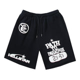 Hellstar Shorts2024 Summer Loose Sports Beach Pants Vintage Shorts