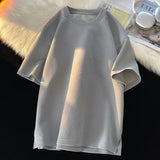 Men T Shirt Summer Retro Loose plus Size Casual