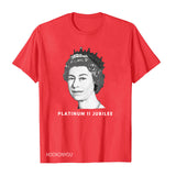 Inspired by Queen's Platinum Jubilee 2022 Elizabeth 70 Years T-shirt Figure Short Sleeve T-shirt