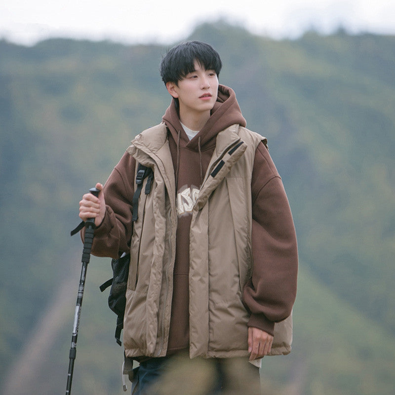 Men Cotton Coat Cityboy Winter Thicken Thermal Loose
