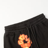 Denim Tears T Shirt ShortsFlame Short Sleeve T-shirt Sports Casual Shorts Suit (Options need to be purchased separately)