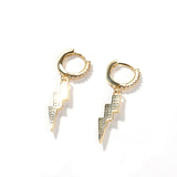 Earrings Rhinestone 'Lightning' Earrings lightning Spectrum