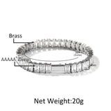 Bracelet Zircon Bracelet Hip Hop Tennis Spectrum St. Valentine's