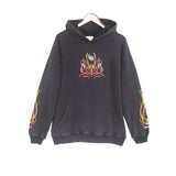 Rhude Hoodie Letter Design Washed Retro Hooded Sweater