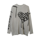Women Sweater Loose Hole Couple Sweater