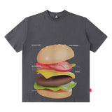 Men T-Shirt Retro Loose Bottoming Shirt