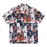 GUILTYPARTIES TIGER Shirts Joint Japanese Basquiat Graffiti Short Sleeve Flower Shirt