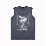 Purple Brand Tank T Shirts Sleeveless T-shirt Vest