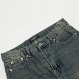 Men Jeans Versatile Loose Washed-out Distressed