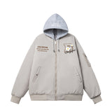 Men Vintage Jackets Baseball Jacket Embroidered Couple Trend Jacket