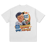 Unisex T Shirt Printed Short Sleeve Loose