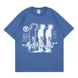 Setwear Men Tshirt Cotton Oversized Graphic Print T shirt