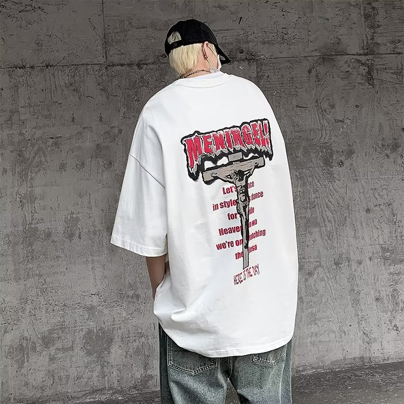 Men's T Shirt Loose plus Size Casual Summer