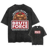 Men Black Vintage T Shirt Streetwear Harajuku Japanese Anime