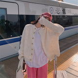 Women Knitted Cardigan Loose and Lazy Style