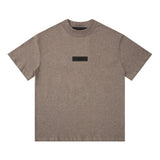 Fog Essentials T Shirts Spring/Summer FOG Double Line Logo Pattern Crew Neck Short Sleeves