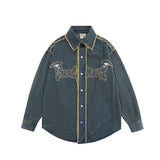 Long Sleeve Shirt Embroidered Do the Old Cowboy Coat