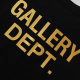 Gallery Dept T-Shirt Lightning Giraffe Bronzing Letter Short Sleeve T-Shirt