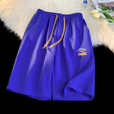 Men Beach Shorts Oversize Summer Loose Casual Waffle