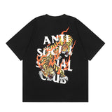 ANTI SOCIAL CLUB T-Shirt Casual Short Sleeve T-Shirt
