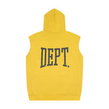 Gallery Dept Hoodie Letter Sleeveless Hooded Sweater