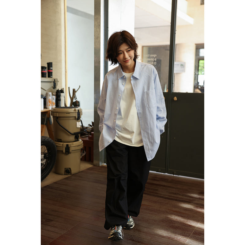 Unisex Shirt Cityboy Striped Shirt