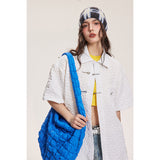 Unisex Shirt Loose Personality Turn-down Collar Coat