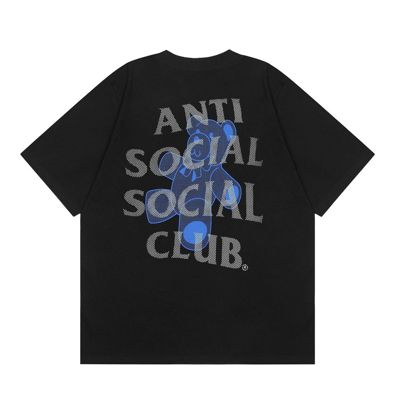 ANTI SOCIAL CLUB T-Shirt Casual Short Sleeve T-Shirt