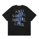 ANTI SOCIAL CLUB T-Shirt Casual Short Sleeve T-Shirt
