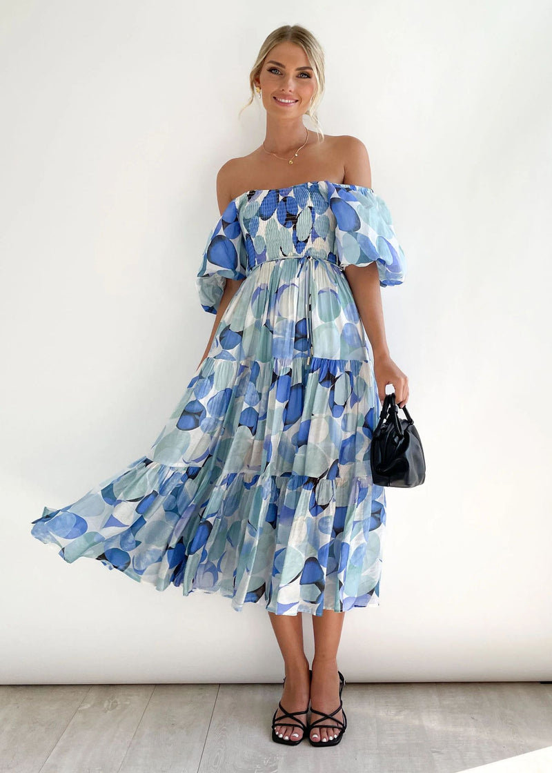 Women Dress 2 US Puff Sleeves for Holiday Show Thin and Long